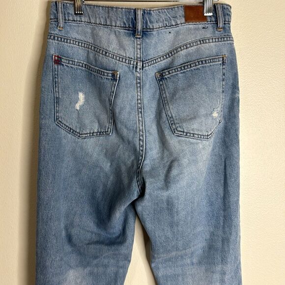BDG urban outfitters distressed slim straight fly button denim jeans size 28 - Picture 11 of 11